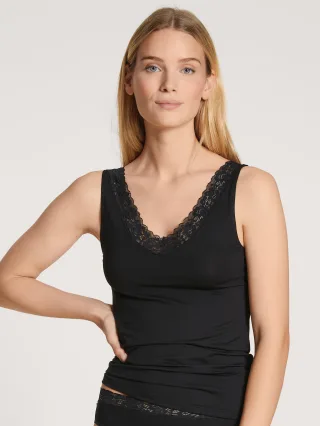 CALIDA - DAMEN Top ohne Arm schwarz - Gr. - M