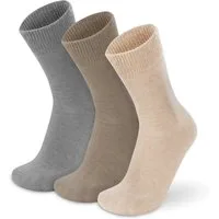 normani Thermosocken 3 Paar Alpaka-Vollplüschsocken (3 Paar) extra weiches Bündchen, extrem warm