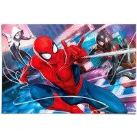 Reinders! Poster Marvel Spiderman - Peter, Miles & Gwen, Kinderzimmer - Blau - 150 gr. Papier - 91,5x61 cm