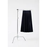 touche prive Zipfelrock Elastisch Taille Maxi Faltenrock Damen, Elegant Plissierte Rock
