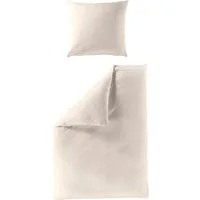 BIERBAUM Bettwäsche Elegant uni, Mako-Satin, 2 teilig, Mako-Satin, 100 % Baumwolle, Uni, pflegeleicht