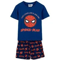 Spiderman Pyjama Schlafanzug Kinder T-Shirt & Short aus 100 % Baumwolle