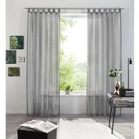OTTO home Gardine XANA (1 St), Schlaufen, transparent, Voile, Bestseller, einfarbig, 1 Schal, pflegeleicht, preiswert!
