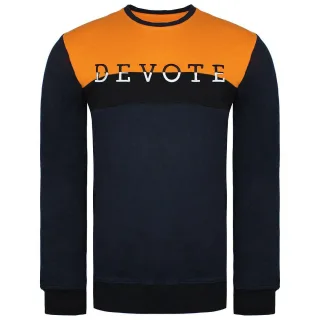 Devote London Blake Mens Black/Navy Pullover