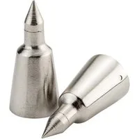 Stockshop Gehstock Bergstockspitze, Metall verz., m. Nägelchen (VE 2 St)