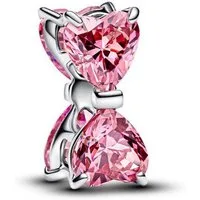 Pandora Charm-Einhänger 794253C01, pinke Schleife