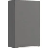 welltime Hängeschrank TRIENT, Hängeschrank 40 cm, gedämpfte Scharniere (Maße (B/H/T): ca. 40/64/20 cm) onyx-grey, gedämpfte Tür, verstellbare Einlegeböden