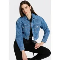 HUGO Jeansjacke Galatea in Cropped-Länge