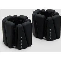 Myprotein Silikon-Knöchel-/Handgelenkgewichte mit Tasche (2 lbs) - Schwarz