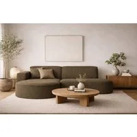 Kaiser Möbel Ecksofa Designer MODENA STUDIO L stoff Verita, Ecksofa, Cord Sofa, L-Form, Links/Rechts wählbar