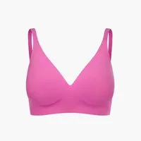 cfab (creamy fabrics) Bügelloser BH Comfort Push-Up BH-Rosa Pink-2XL (1-tlg)