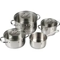 Topf-Set Provence Plus, 4-teilig edelstahl