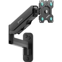 ONKRON Monitor-Halterung 13-34 Zoll, bis 8 kg, VESA 75x75-100x100, G150-B, (bis 34,00 Zoll, Monitor Wandhalterung, 1-tlg., Monitor Wandhalterung, neigbar, schwenkbar, drehbar, Gasdruckfeder, Kabelmanagement)