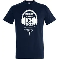 Youth Designz T-Shirt Ich Zocke Herren Shirt mit lustigem Zocker Frontprint