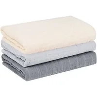furora BABY Spucktuch Baby Mulltücher Sets (Bio-Musselin: super soft) 80x80cm oder 25x25cm, Sehr weich