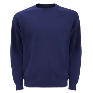 Fruit Of The Loom Herren Raglan-Ärmel Belcoro® Sweatshirt (Deep Navy)