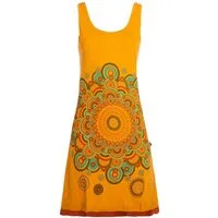 Vishes Sommerkleid Trägerkleid Hippie Mandala Print Baumwolle Alternative Mode, Boho, Hippie, Ethno, Festival