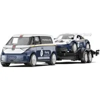 Spielzeug-Auto Siku 2569 - VW ID. Buzz mit Porsche 911 GT3 RS, 188x52x34mm