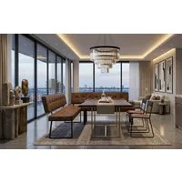 B&D home Eckbank AKA (2-St), beidseitig montierbar, gepolstert, mit Rückenlehne, verschiedene Maße