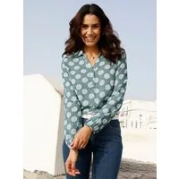 Witt Klassische Bluse Druck-Bluse Langarm