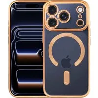 FITSU Handyhülle Handyhülle für iPhone 17 Pro Max mit Kameraschutz MagSafe kompatibel 6,9 Zoll, Transparente Schutzhülle für iPhone 17 Pro Max mit farbigen Rahmen