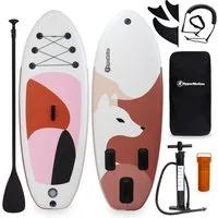 HyperMotion Inflatable SUP-Board mit Paddel für Kinder 215 cm - Pink