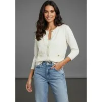 Bruno Banani Cardigan mit modischen Knöpfen im klassischen Look