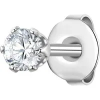 True Rebels Single-Ohrstecker silber, mit Zirkonia