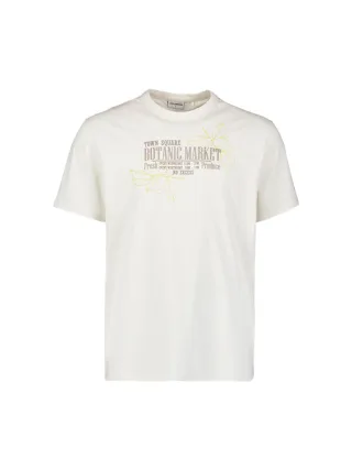 No Excess - T-Shirt Crewneck mit Artwork weiß - Gr. - S