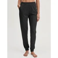 CALIDA Pyjamahose Favourites Journey gepunktet, seitliche Taschen, Single Jersey Qualität, atmungsaktiv