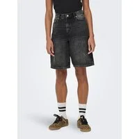 ONLY Jeansshorts ONLSONNY HW WIDE DNM SHORTS NOOS Baumwolle, regular fit, High Waist