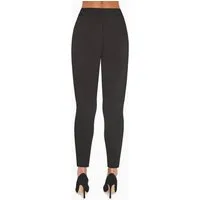 Bas Bleu Stretch-Hose Elegante Hose lang schwarz Stretch KINSLEY blickdicht