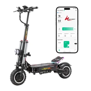 [EU DIRECT] HALO KNIGHT T107Pro 2025 Version Electric Scooter 38.4Ah 60V 3000W*2 Dual Motor Recommended Top Speed 25KM/H