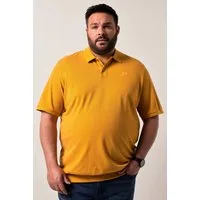 Men Plus Poloshirt Poloshirt Bauchfit Basic Piqué Halbarm