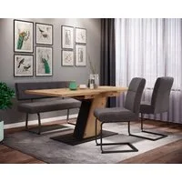 HELA Essgruppe Luise I G Tisch Sitzbank Stühle, (Set, 4-tlg), Ausziehtisch 140 - 180 cm Esszimmer Bestseller
