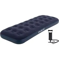 Avenli Luftmatratze Luftbett Camping für 1 Person mit Pumpe 191x73x22cm Single-Size, (aufblasbar Ideal als Reisebett oder Isomatte, 1-St., Set mit Luftpumpe), Indoor und Outdoor mit beflockter Oberfläche