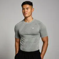MP Herren Tempo nahtloses T-Shirt mit Grafikelement – Storm - XL
