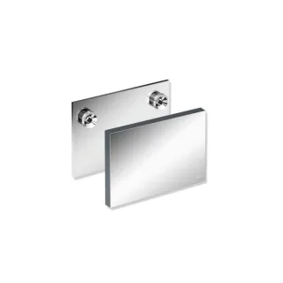 Hewi System 900 Montageplatte 900.51.0034092 Platte aus Edelstahl verchromt, Rahmen anthrazit, mit Abdeckung