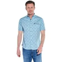 Engbers Kurzarmhemd Herren Kurzarmhemd mit Comfort-Stretch-Anteil, Marineblau