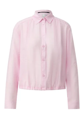 Q/S designed by - Locker geschnittene Bluse pink - Gr. - 42