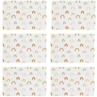 Zeller Present Platzset Rainbow, (Set, 6-St), Modernes Regenbogen Design