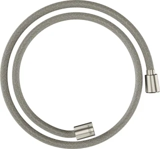 Hansgrohe Textilbrauseschlauch Axor 1250mm mit konischer/zylindrischer Mutter, edelstahl, 28227800 28227800