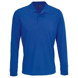 SOLS Unisex Adult Prime Pique Langarm-Poloshirt (Königsblau)