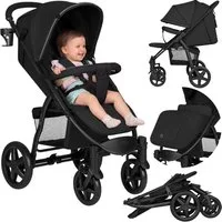 lionelo Kinder-Buggy ANNET PLUS, Fußdecke, großer Korb, ab 0 bis 36 Monate