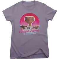 E.T. T-Shirt E.T. Phone Home Retro Circle Girly Tee