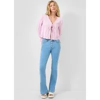 QS Bootcut-Jeans Jeans-Hose REENA Jeans Reena / Slim Fit / High Rise / Flared Leg