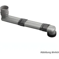 Haas KG Unterputz-Spülkasten HAAS OHA-WC-Versprungbogen Long 65 cm, DN 90/110 mit Schrumpfschlauch