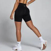MP Damen Lift Nahtlose Scrunch-Shorts – Schwarz - XXL