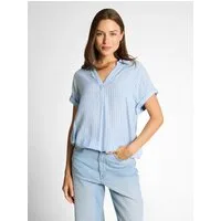 TOM TAILOR Klassische Bluse mit Streifen Muster