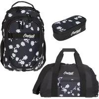 ELEPHANT Schulrucksack Hero Signature Schultasche (Set, 3-tlg., 3 Teile Rucksack Sporttasche Mäppchen Box), Softcase Schulranzen Schulmappe +rsm